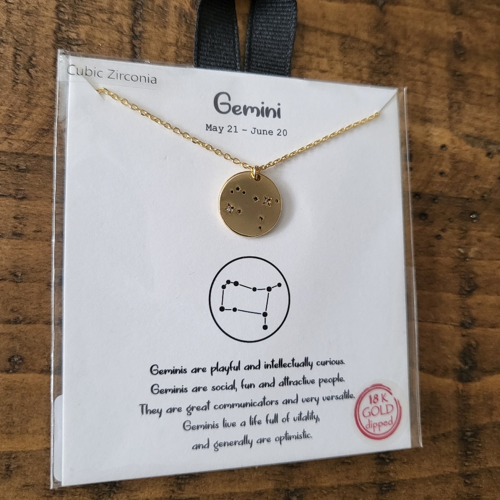 Gemini Zodiac Necklace